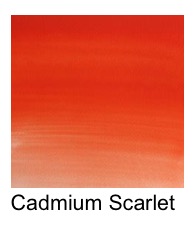 Venta pintura online: Acuarela Escarlata de Cadmio nº106
